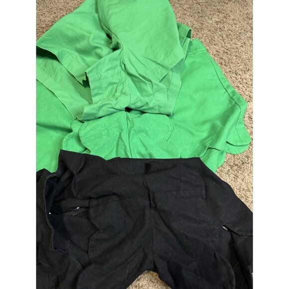 JCREW Green Black Linen Blend Scallop Hem Shorts Lot Of 3 Casual Preppy 16 READ - Picture 3 of 12